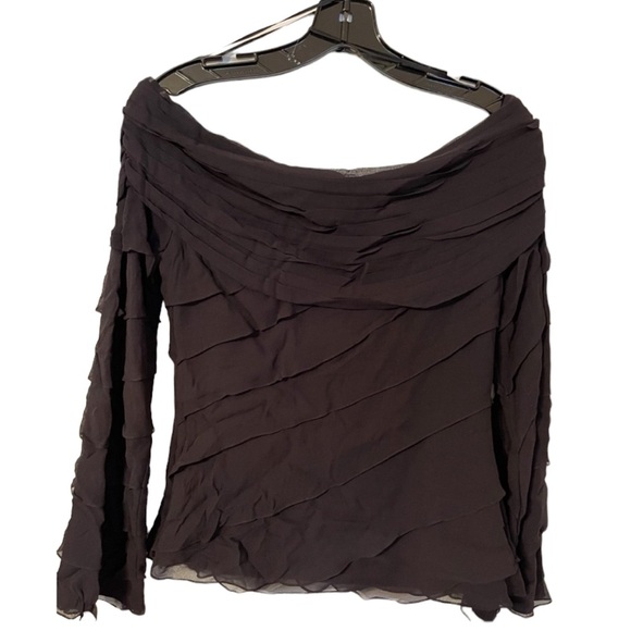 Jovani Off Shoulder Top Silk - Picture 3 of 5